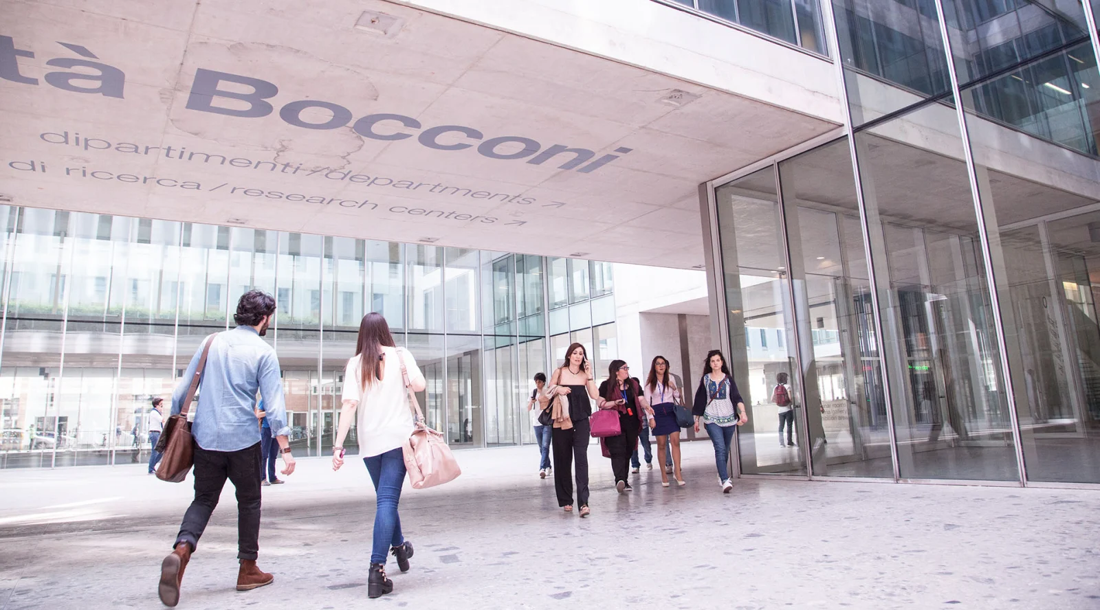 L’entrée de l’université Bocconi